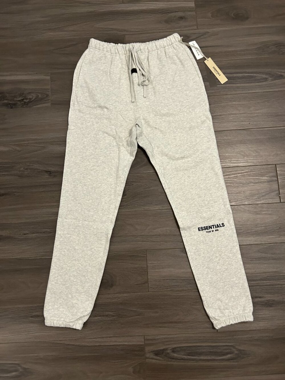 Essentials Fear of God Light Oatmeal Cuffed Sweatpants Brand New